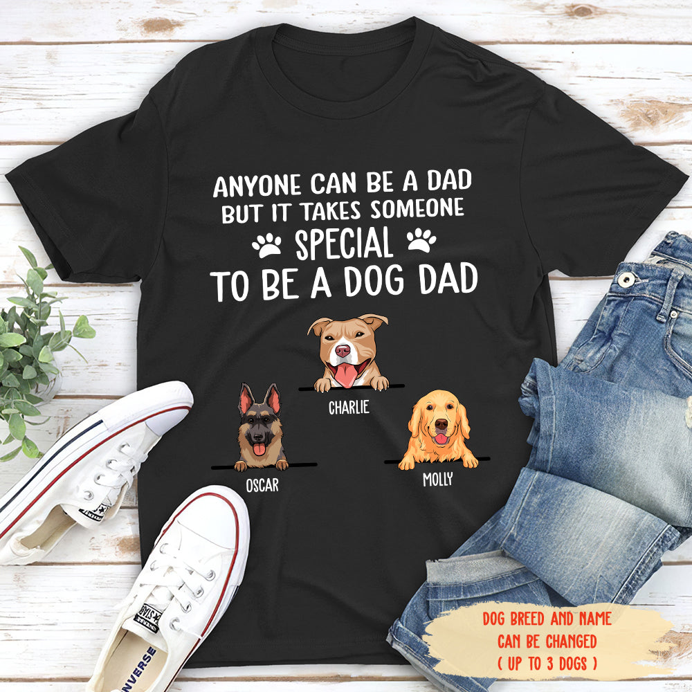 Personalized Custom Unisex Dog Dad Special T-shirt - Ideal Gift for Pet Lovers