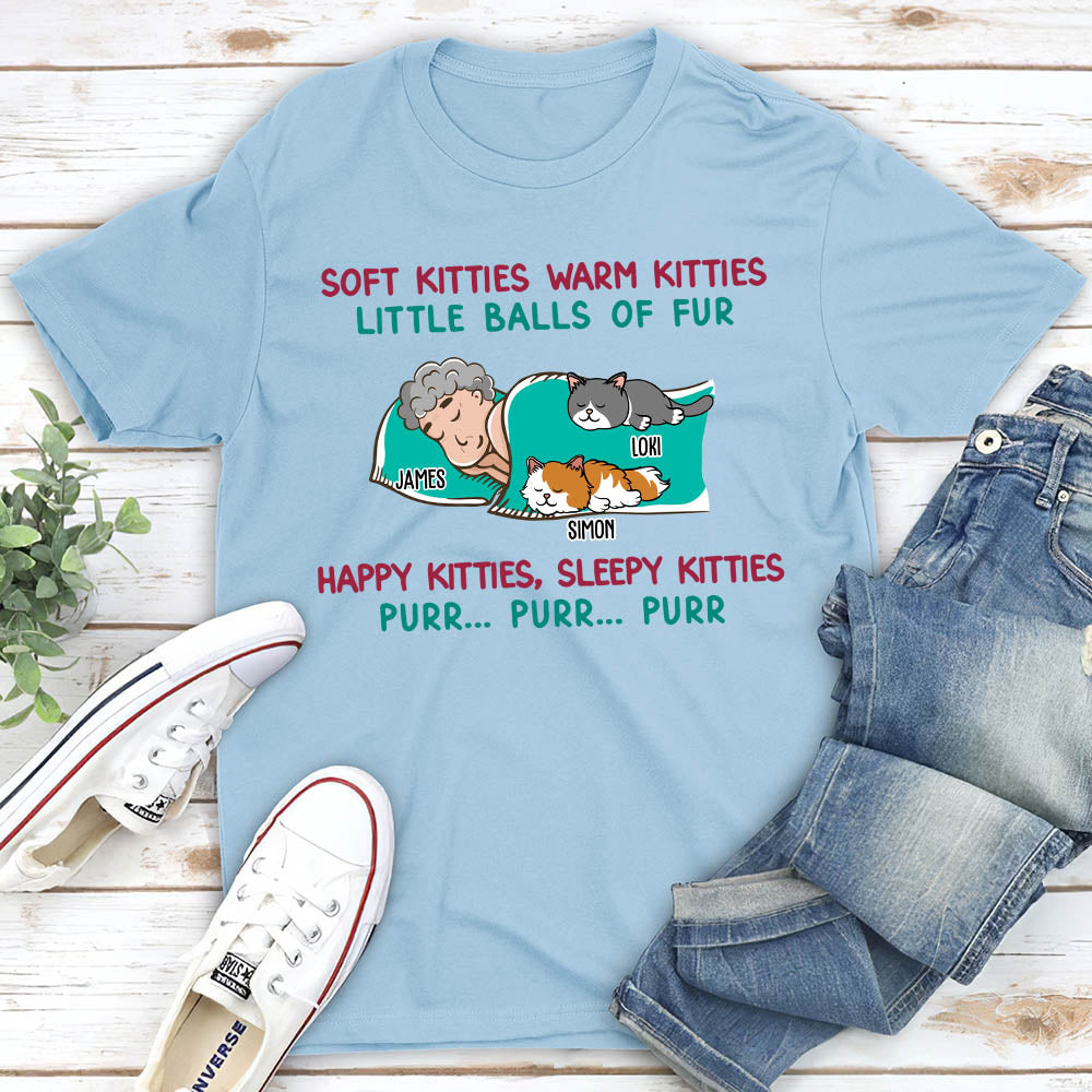 Personalized Soft Kitty Warm Kitty Unisex T - shirt for Pet Lovers