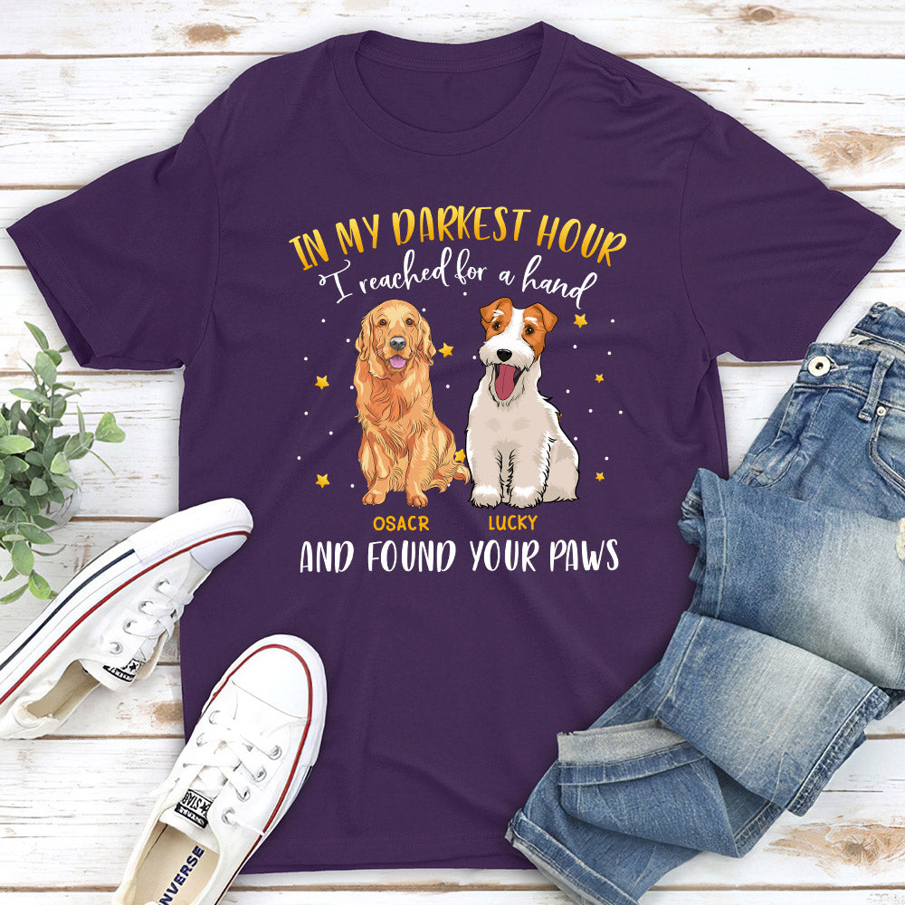 In My Darkest Hour - Customizable Unisex Pet Lover's T-Shirt
