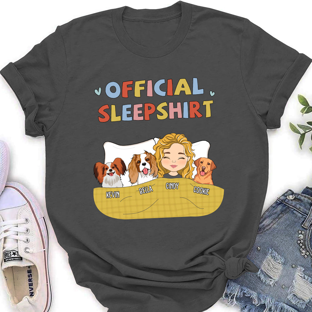 Customizable Happy Sleepshirt - Personalized Women's Pet Lover T-shirt