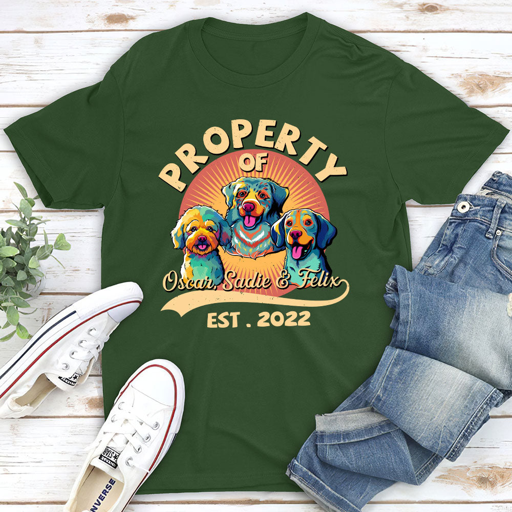 Personalized Custom Unisex 'You Are My Property' Pet Lover T-shirt