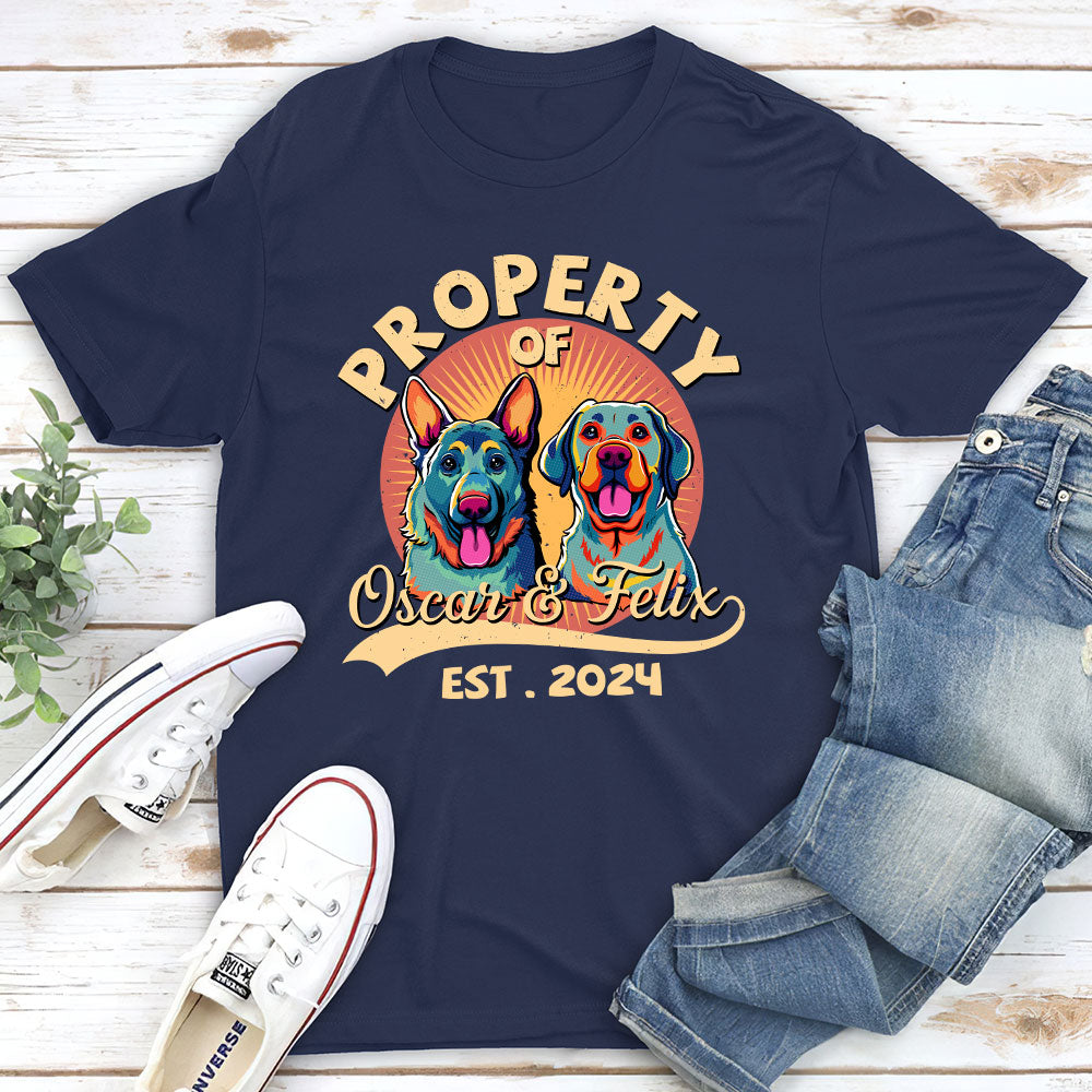 Personalized Custom Unisex 'You Are My Property' Pet Lover T-shirt