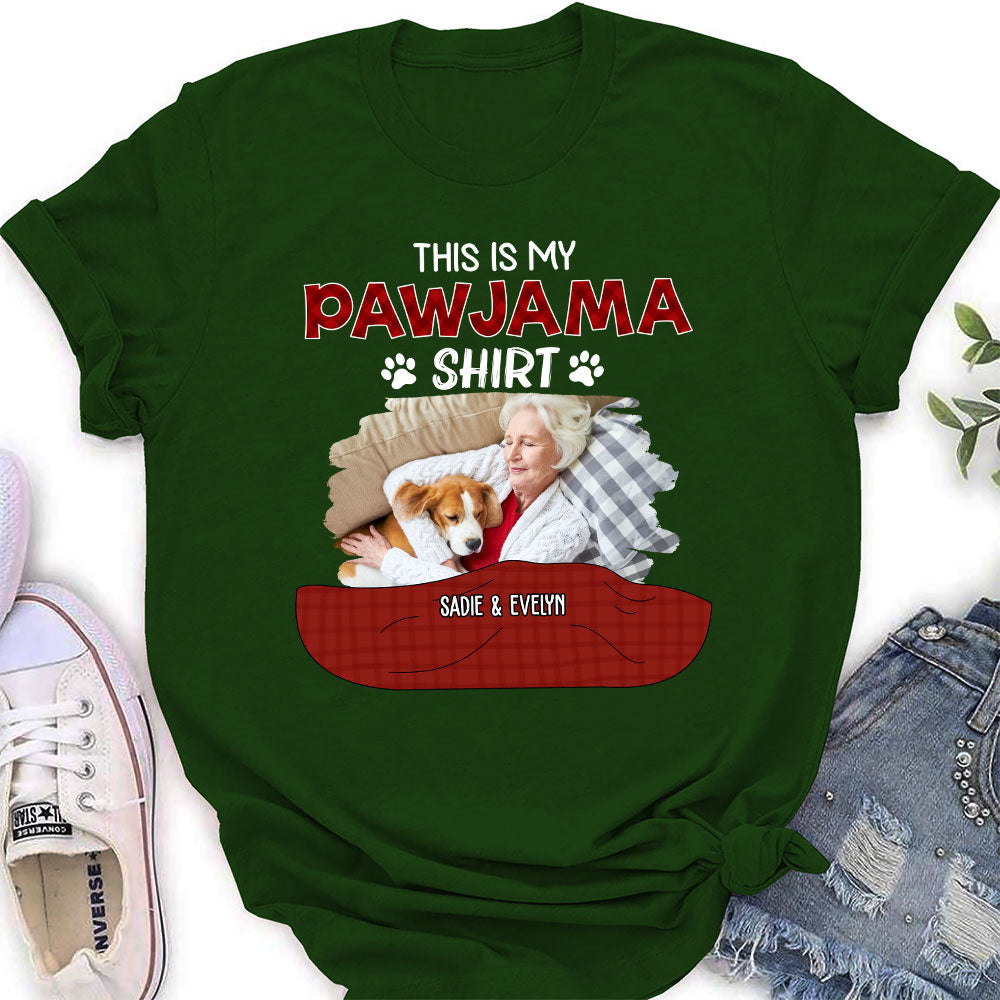 Personalized Custom Women's Pajama-Style Photo T-shirt - Version 3