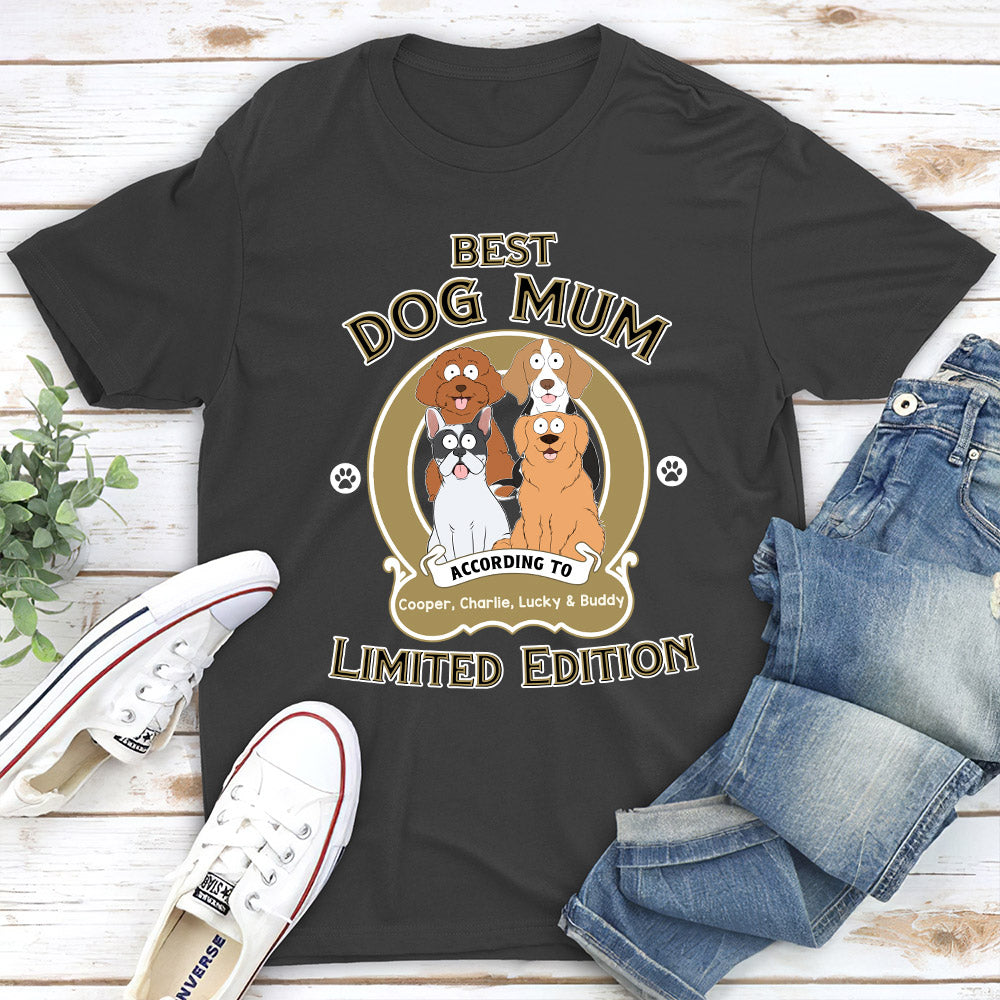 Limited Edition Personalized Custom Unisex T-shirt for Parents and Pet Lovers