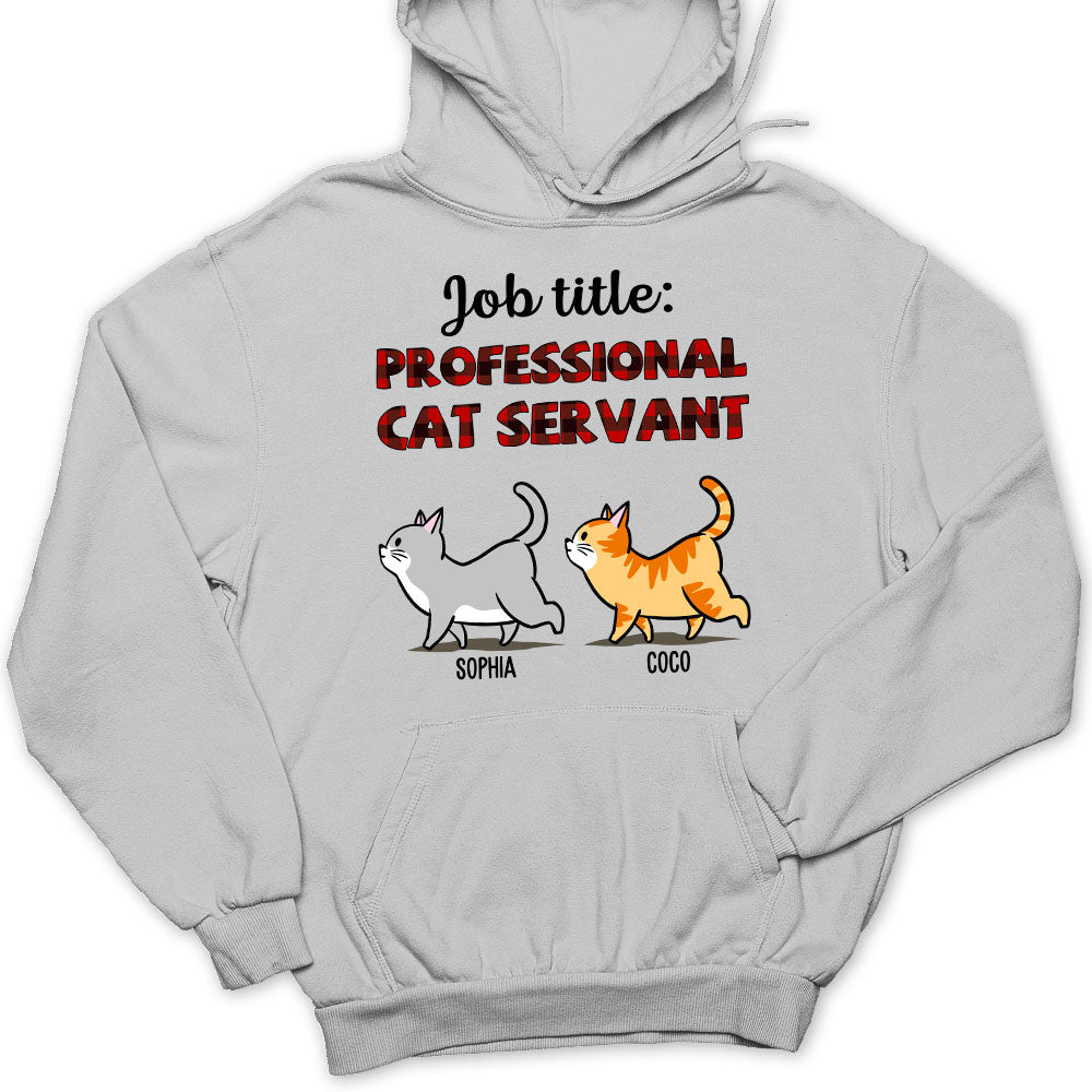 Customizable Professional Cat Servant Hoodie - Ideal Gift for Pet Lovers