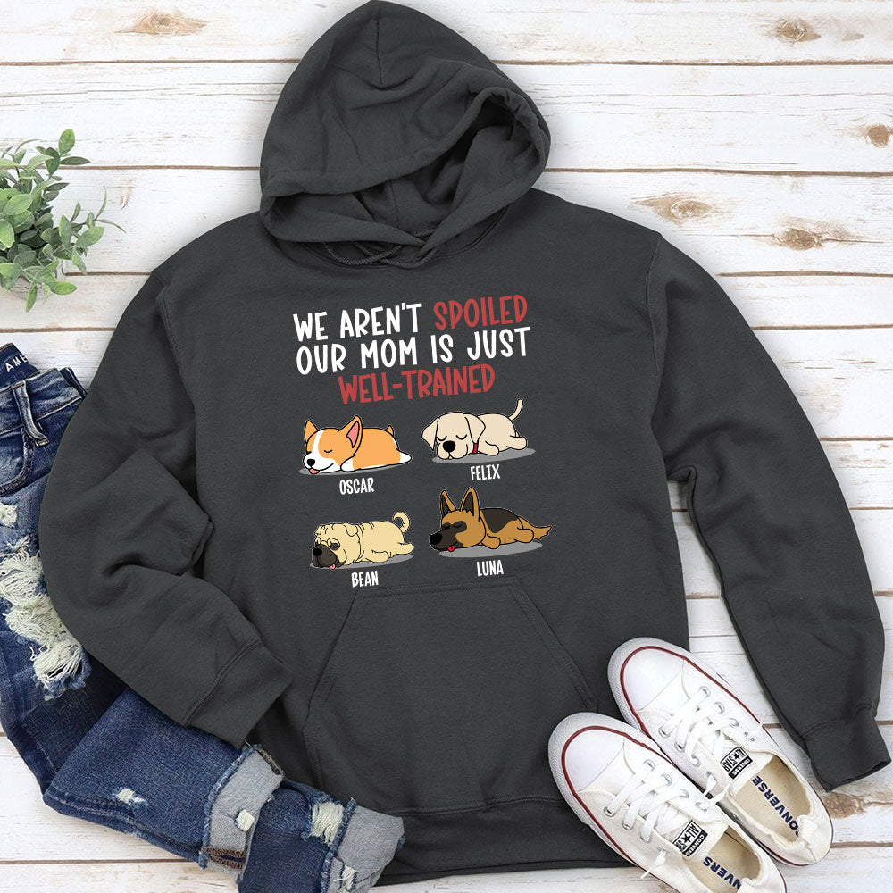 Spoiled Dog & Well - Trained Dad 2: Personalized Custom Hoodie for Pet Enthusiasts