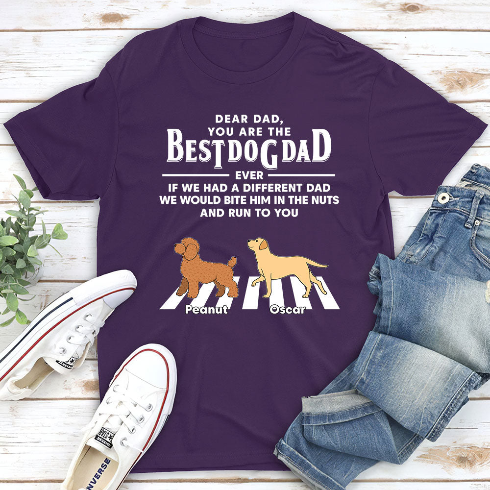 Personalized Custom Premium 'Dogs Run To You' T-shirt for Pet Lovers