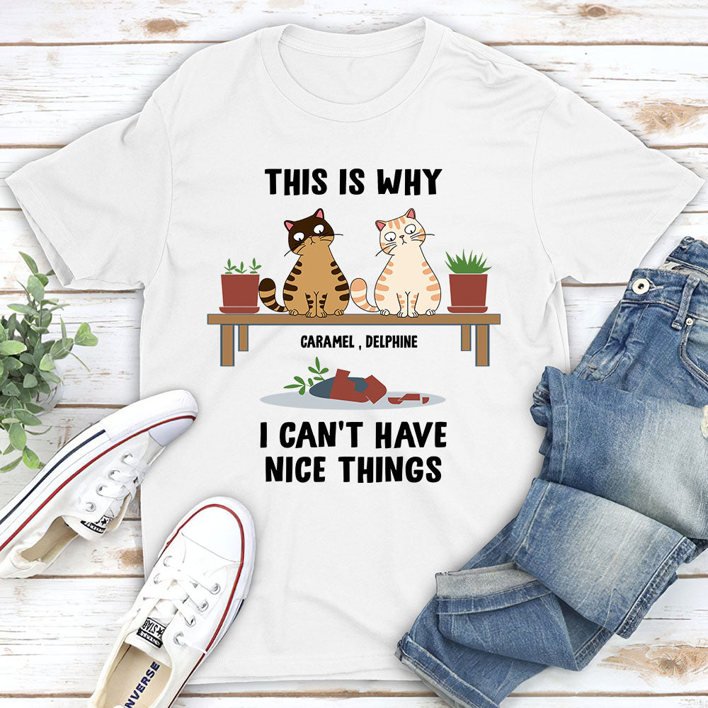Personalized Custom Unisex Cat Lover T-shirt - Ideal Gift