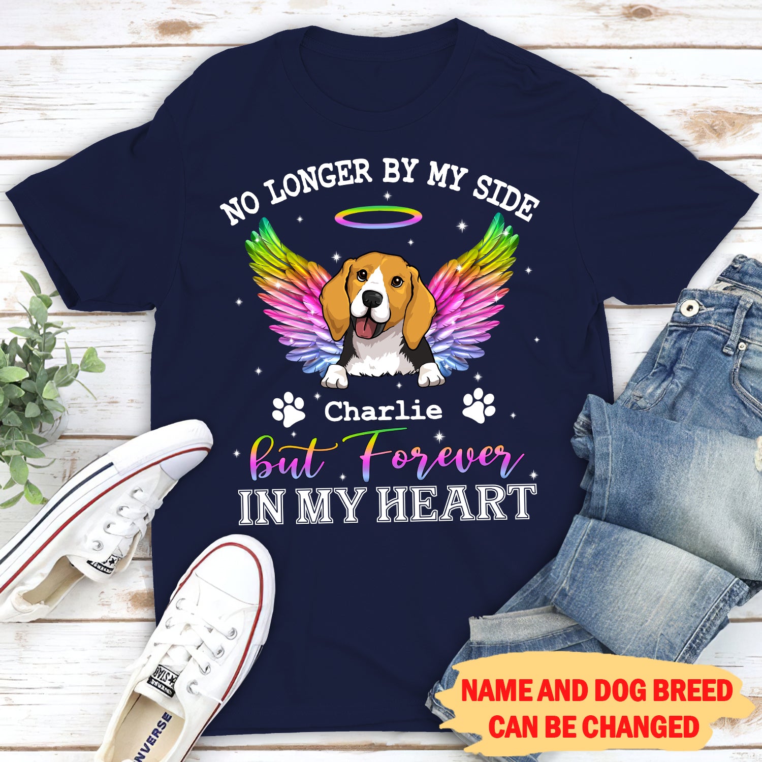 Forever in Heart: Personalized Premium Pet Lover T-shirt