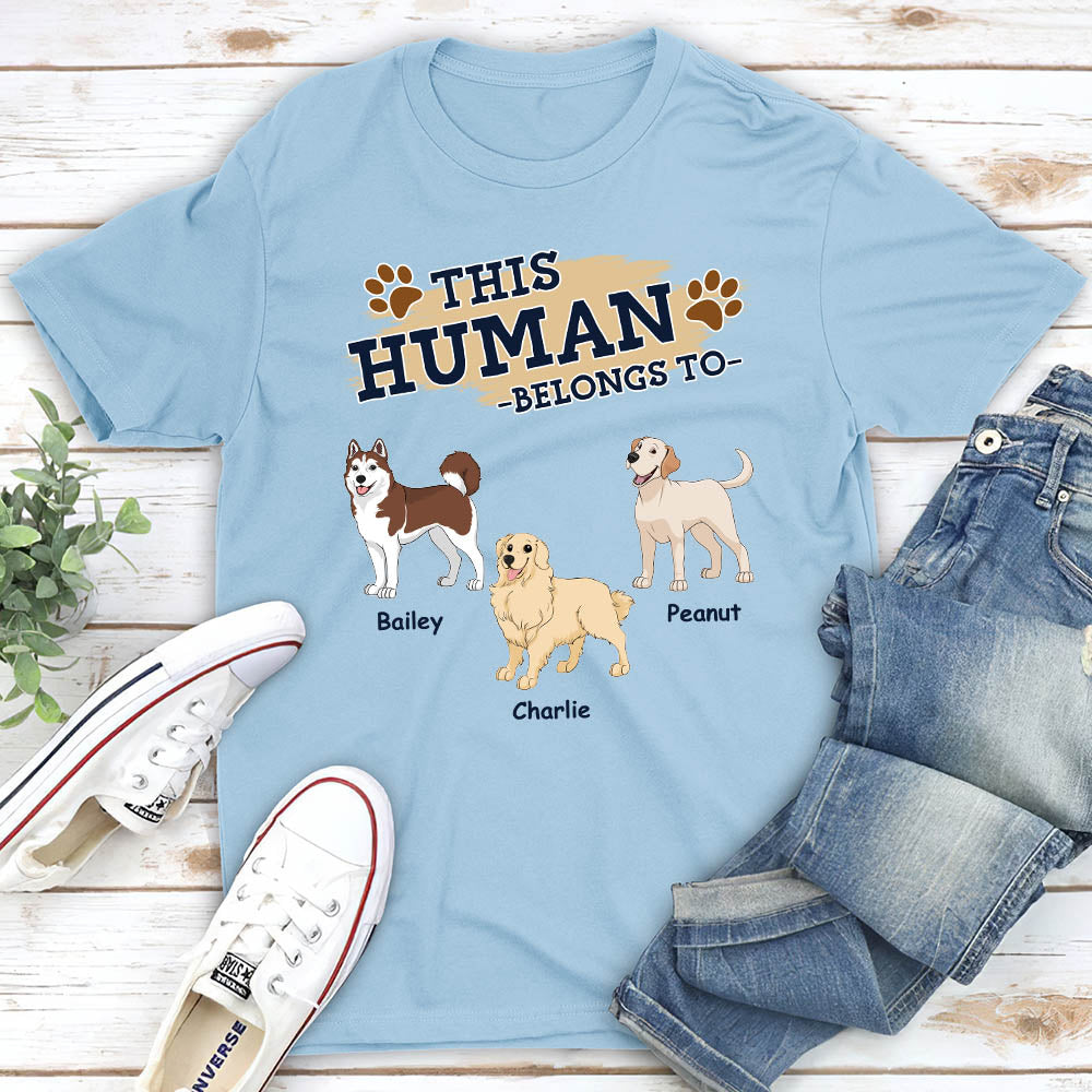 Personalized Custom Unisex Human T-shirt - Ideal Gift for Pet Lovers