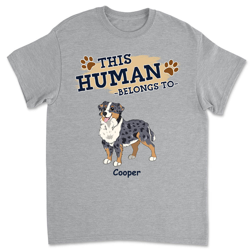 Personalized Custom Unisex Human T-shirt - Ideal Gift for Pet Lovers