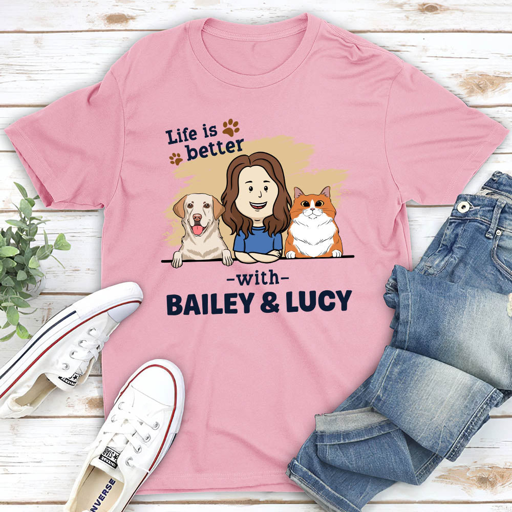 Personalized Unisex Pet Lover T-shirt - Ideal Gift