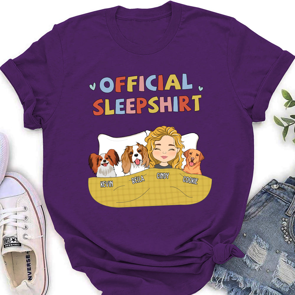 Customizable Happy Sleepshirt - Personalized Women's Pet Lover T-shirt