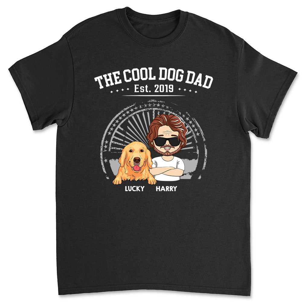 The Ultimate Personalized Unisex Dog Dad T-shirt - A Cool Gift for Pet Lovers