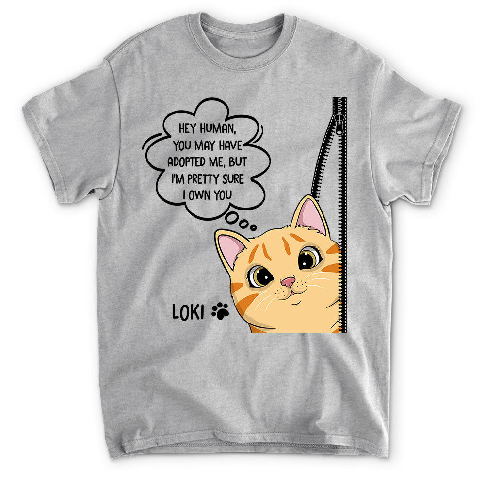 Personalized Custom Unisex 'I Own You' T-shirt - Ideal Gift for Pet Lovers
