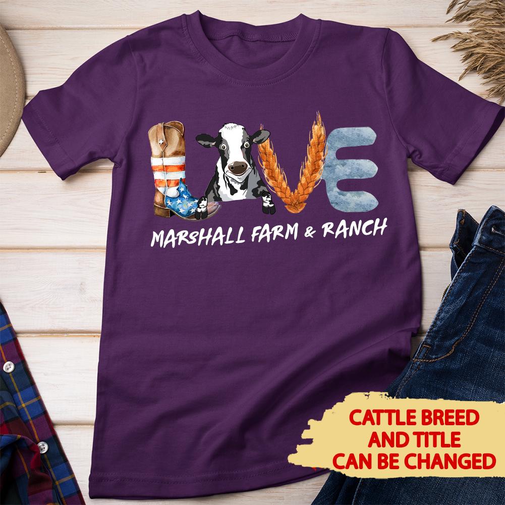 Love Farm - Customizable Premium Personalized T-shirt for Pet Lovers