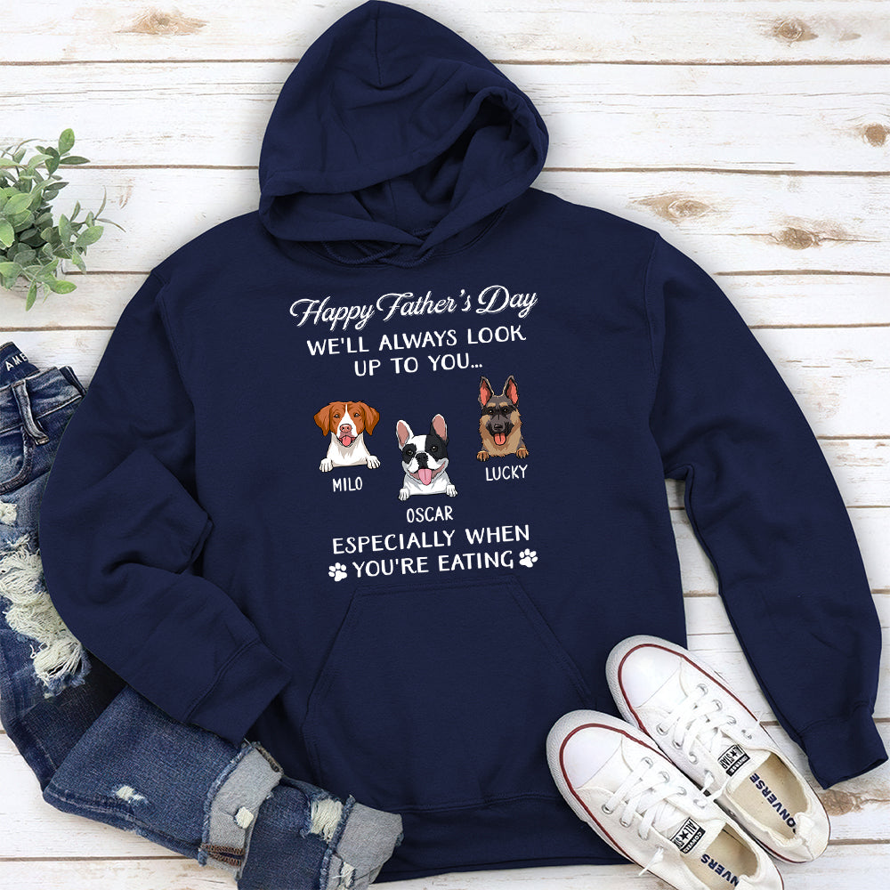 Personalized Pet Lover's Custom Hoodie - Always Look Up To You
