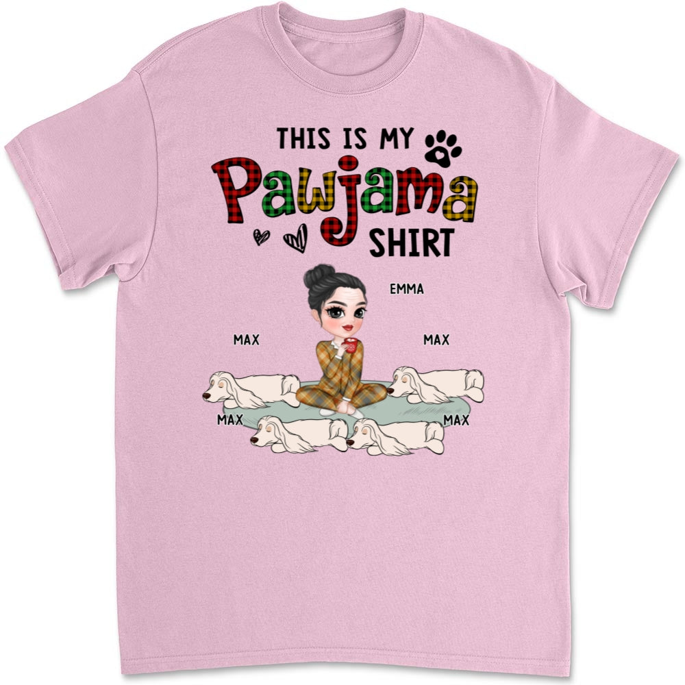 Pawjama Shirt Version 2 - Customizable Unisex Personalized T-Shirt for Pet Lovers
