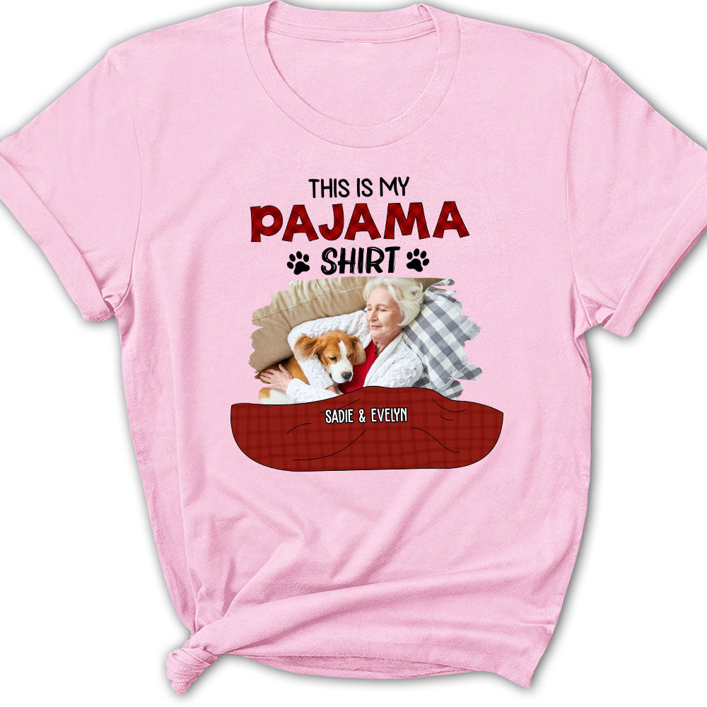 Personalized Custom Women's Pajama-Style Photo T-shirt - Version 3
