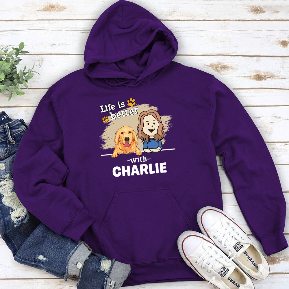 With Pet 2 - Customizable Personalized Hoodie for Pet Lovers