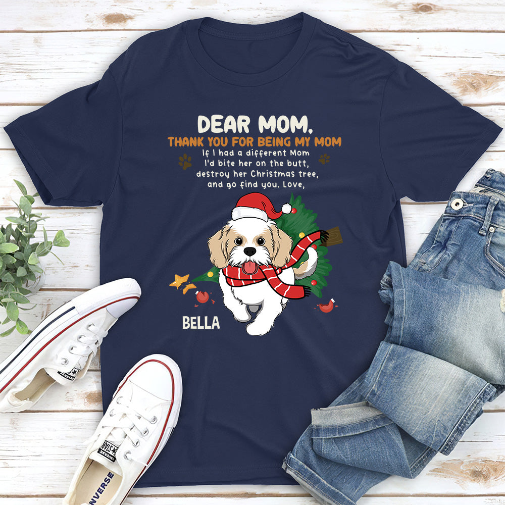 Personalized Custom Unisex Thank You T-shirt for Dad and Mom - Ideal Gift