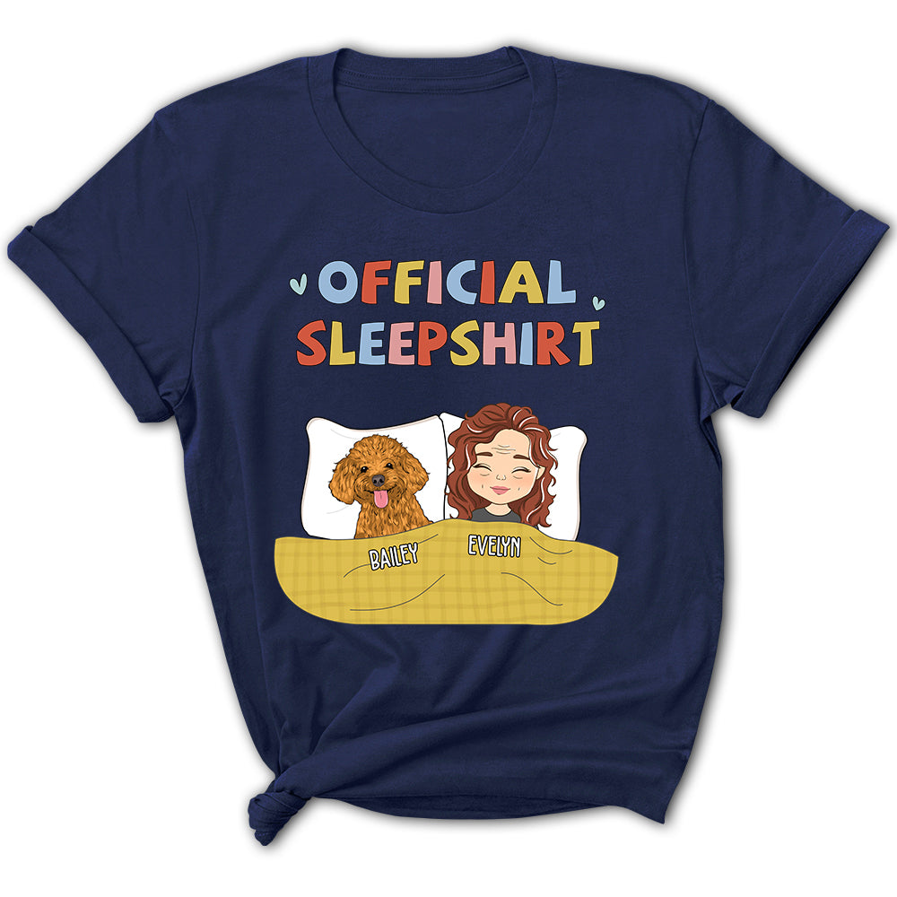Customizable Happy Sleepshirt - Personalized Women's Pet Lover T-shirt