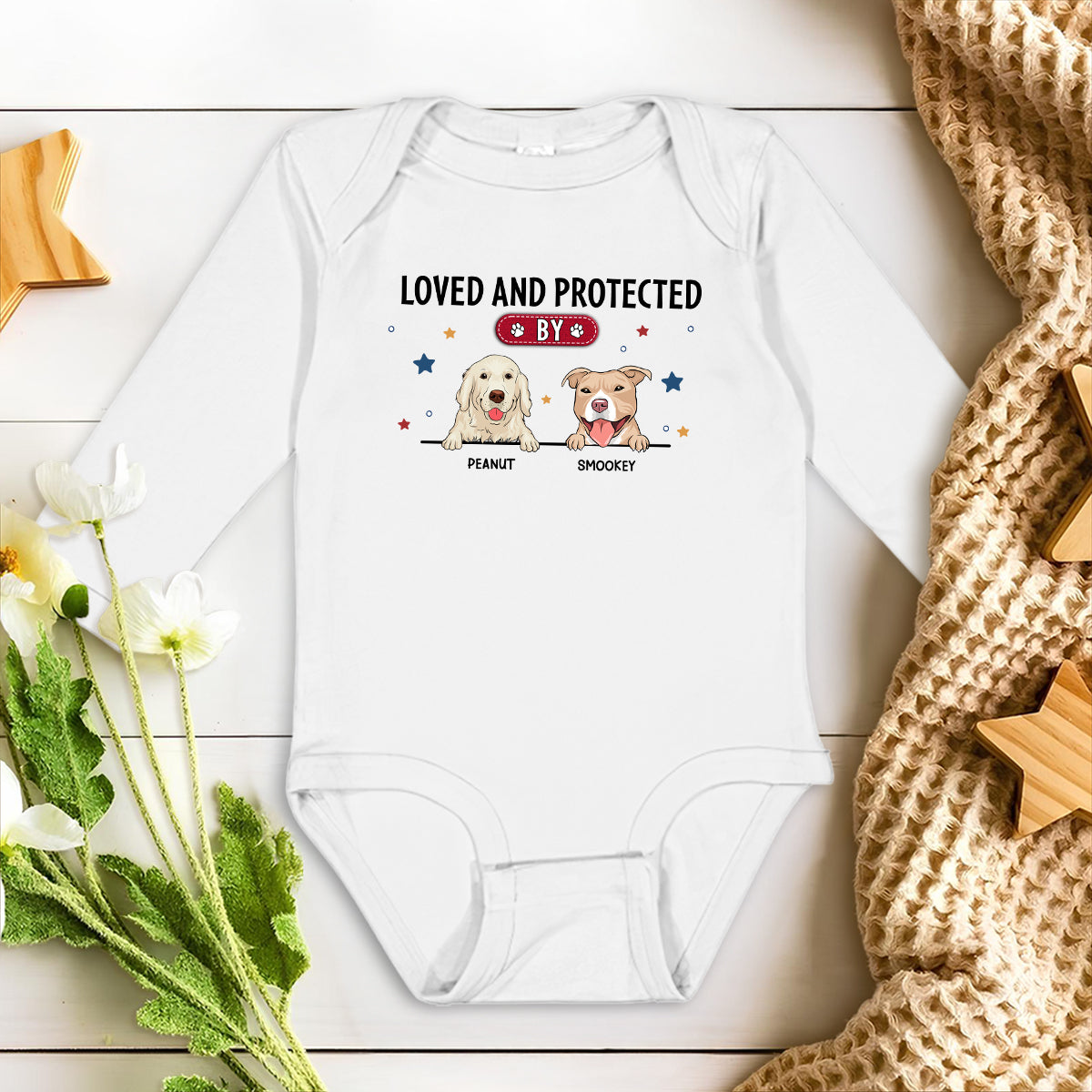 Personalized Long Sleeve Baby Onesie: A Symbol of Love and Protection for Your Little One