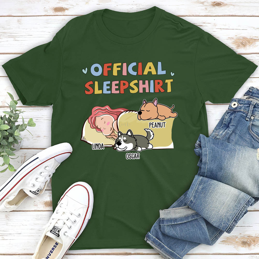 Sleeping Dog Personalized Custom Fluorescent Sleepshirt V2 - Ideal Gift for Pet Lovers