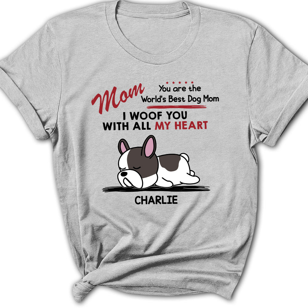 Woof All Heart - Customizable Personalized Women's Pet Lover T-shirt