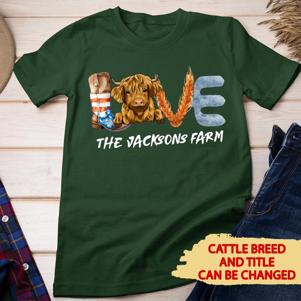 Love Farm - Customizable Premium Personalized T-shirt for Pet Lovers