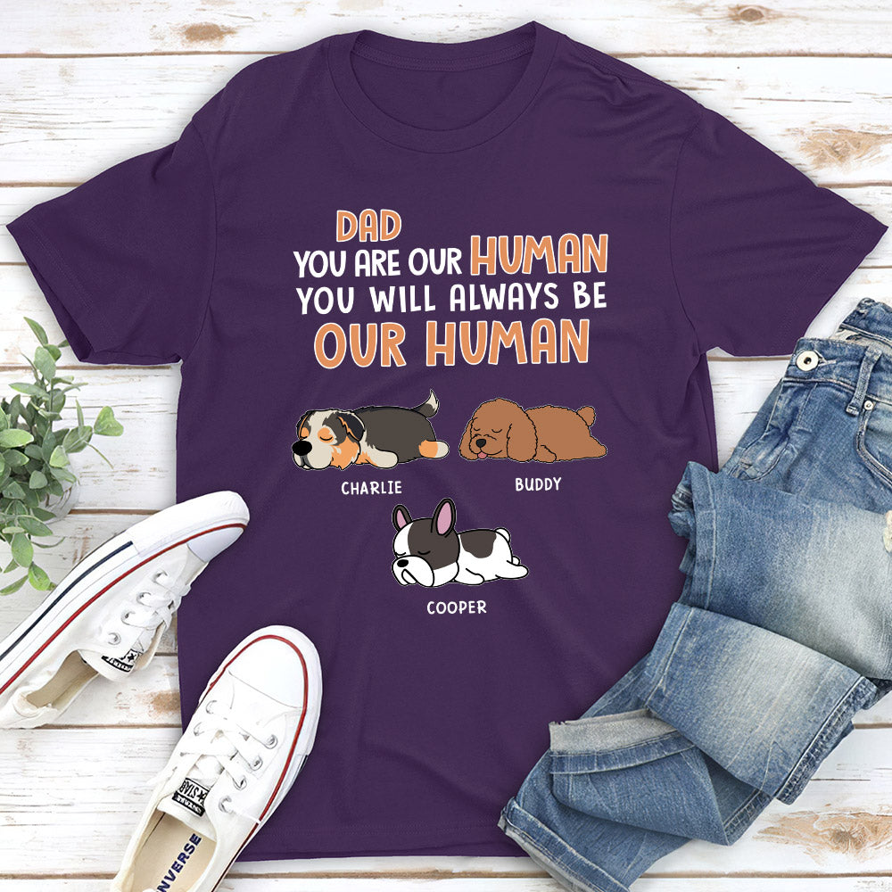 Be My Human - Customizable Unisex Personalized T - shirt for Pet Lovers