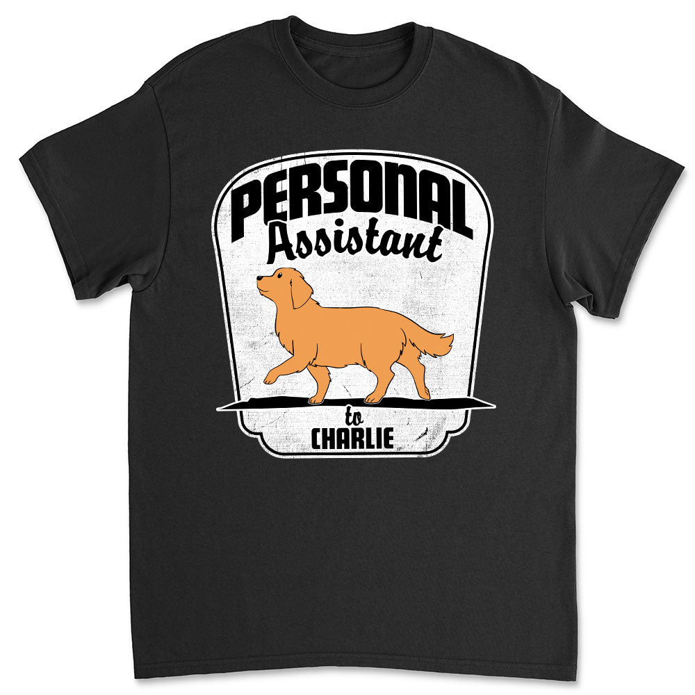 Personalized Unisex Pet Lover's T-shirt - Your Personal Assistant