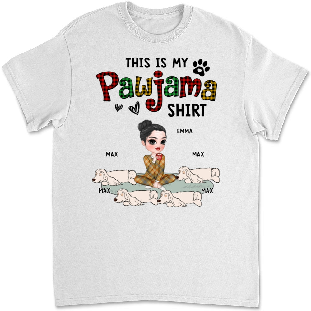 Pawjama Shirt Version 2 - Customizable Unisex Personalized T-Shirt for Pet Lovers
