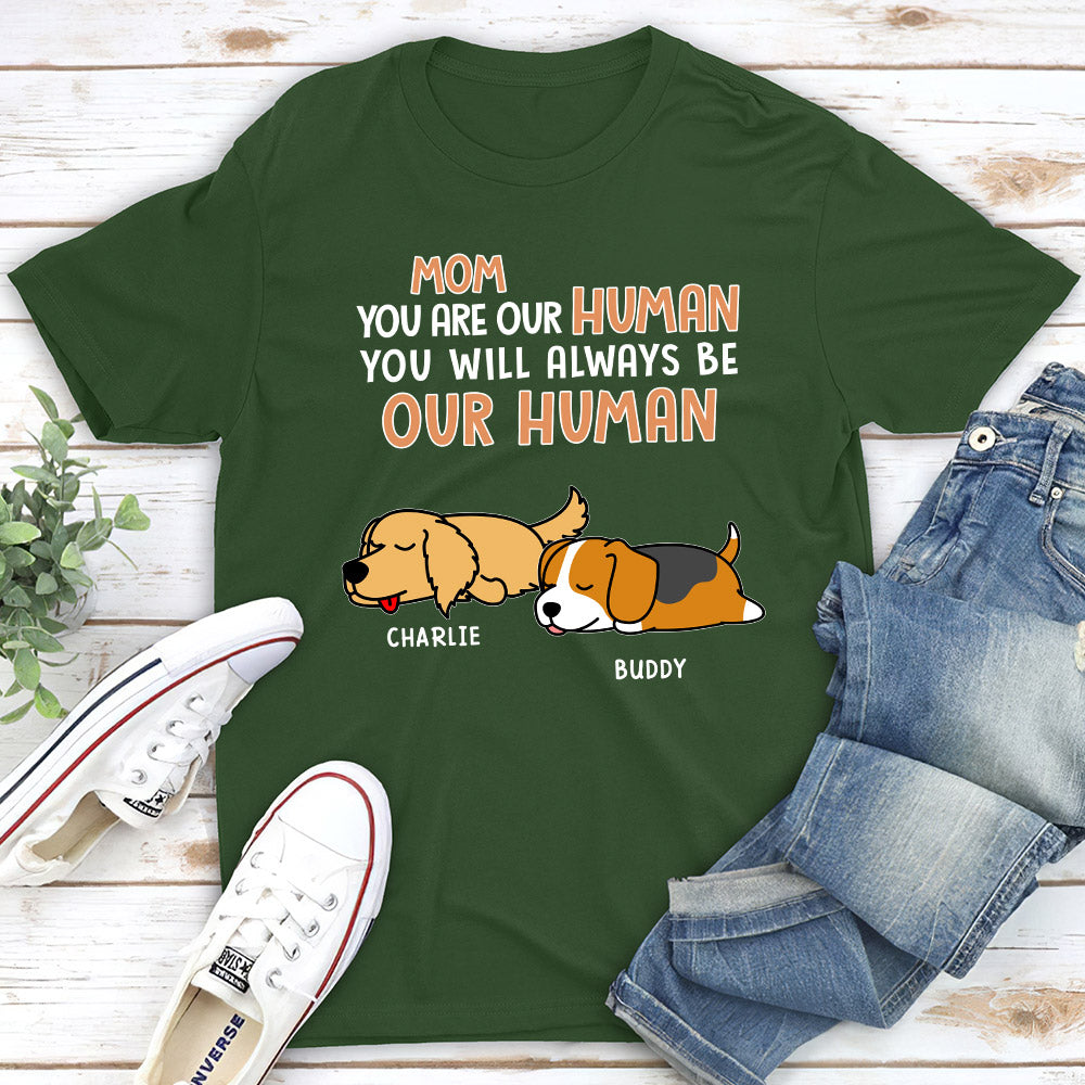 Be My Human - Customizable Unisex Personalized T - shirt for Pet Lovers