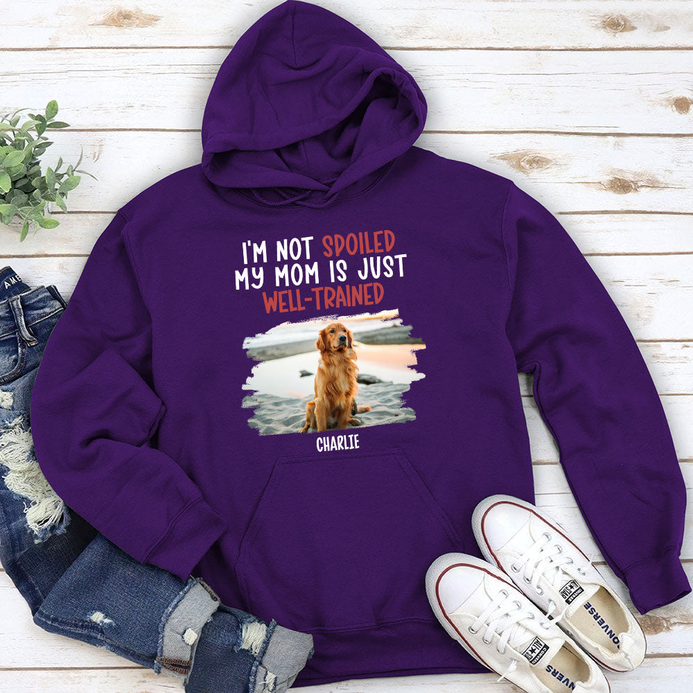Spoiled Dog & Well - Trained Dad 2: Personalized Custom Hoodie for Pet Enthusiasts