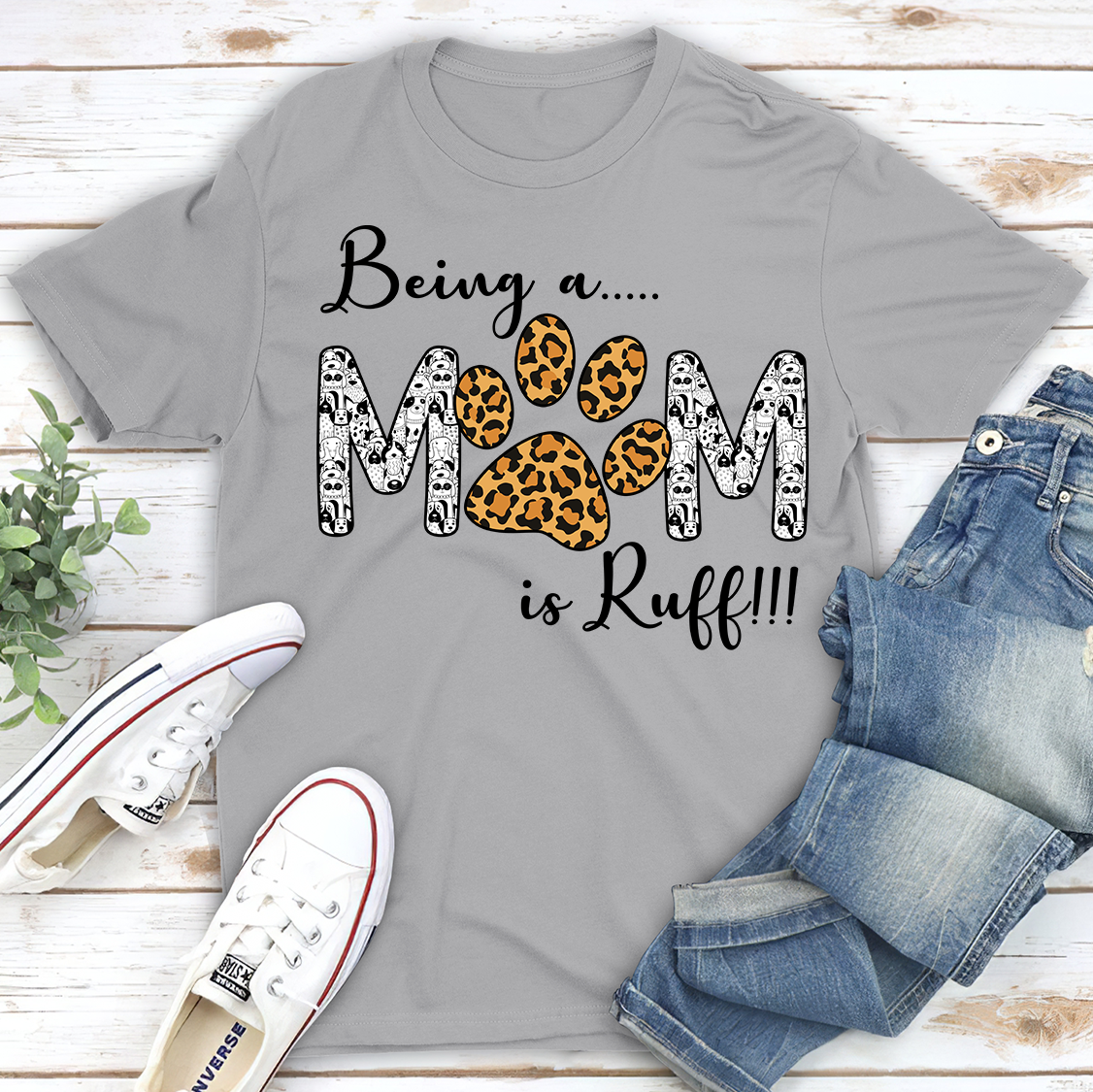Ruff Mom Life - Classic Pet Lover T-shirt