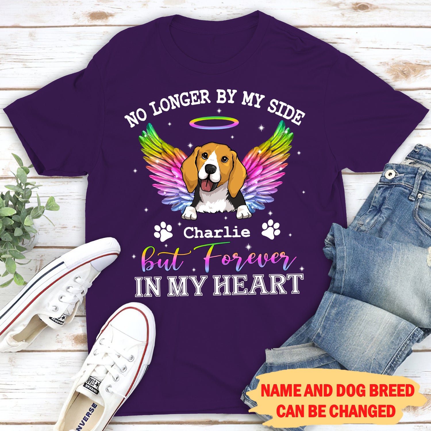 Forever in Heart: Personalized Premium Pet Lover T-shirt