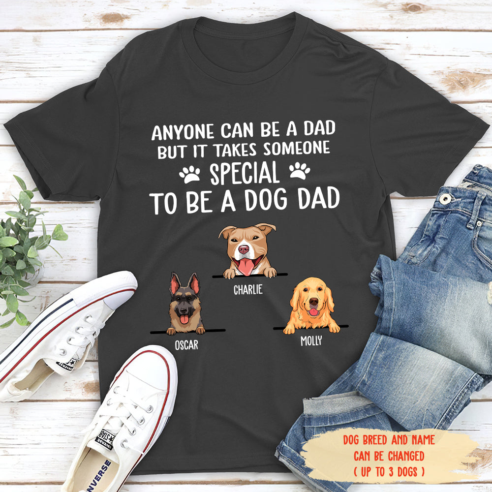 Personalized Custom Unisex Dog Dad Special T-shirt - Ideal Gift for Pet Lovers