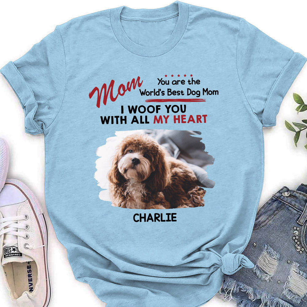 Woof All Heart - Customizable Personalized Women's Pet Lover T-shirt
