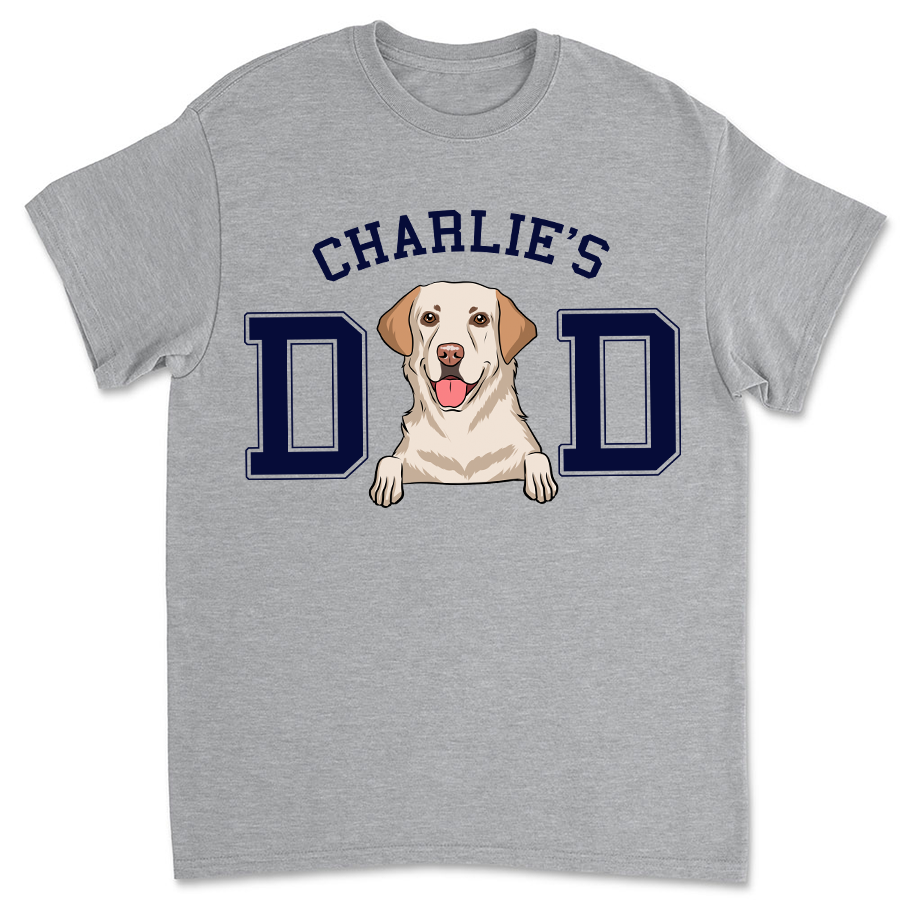Personalized Custom Unisex Dog Mom/Dad T-shirt - Basic 2