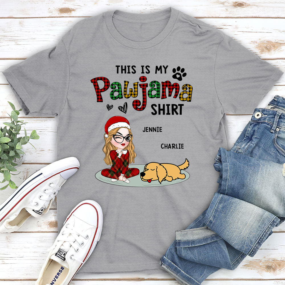 Pawjama Shirt Version 2 - Customizable Unisex Personalized T-Shirt for Pet Lovers