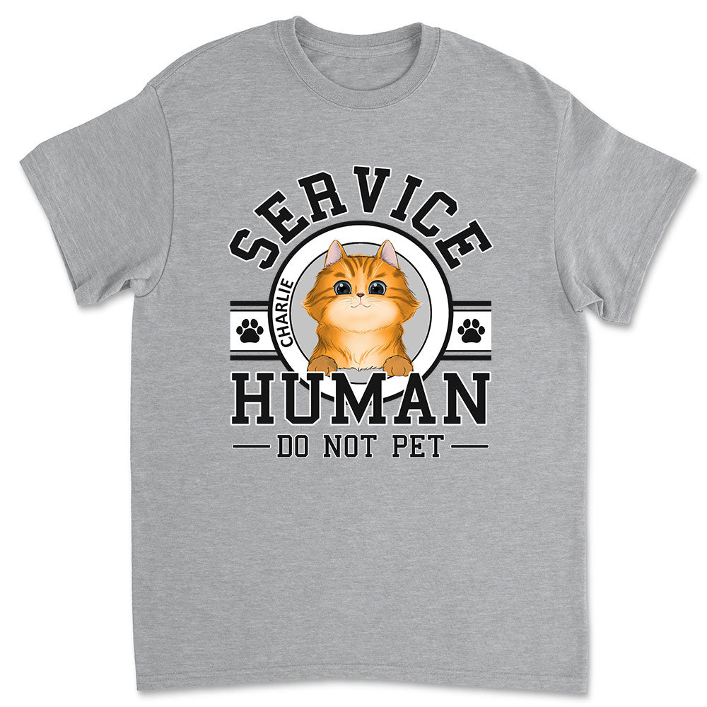 Personalized Custom Pet Service Human Logo Premium T - shirt: Ideal Gift for Pet Lovers