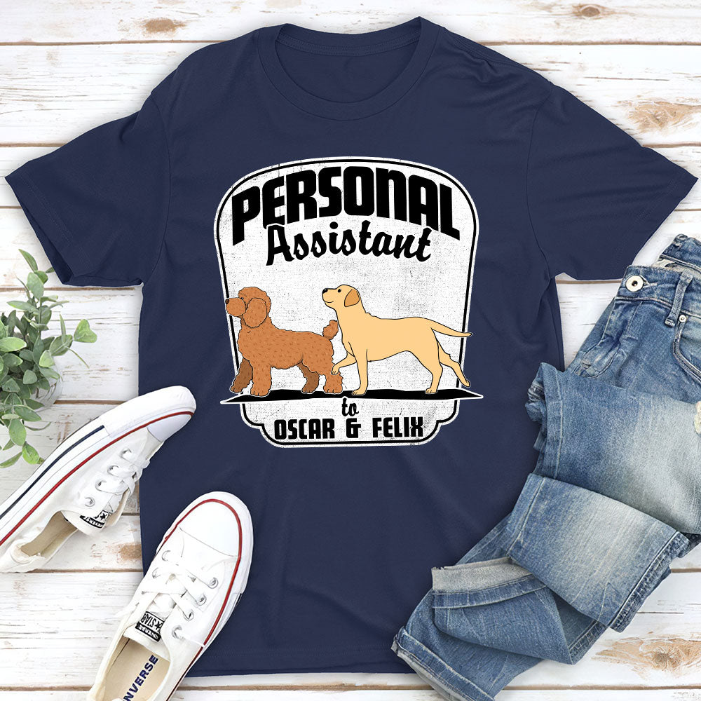 Personalized Unisex Pet Lover's T-shirt - Your Personal Assistant