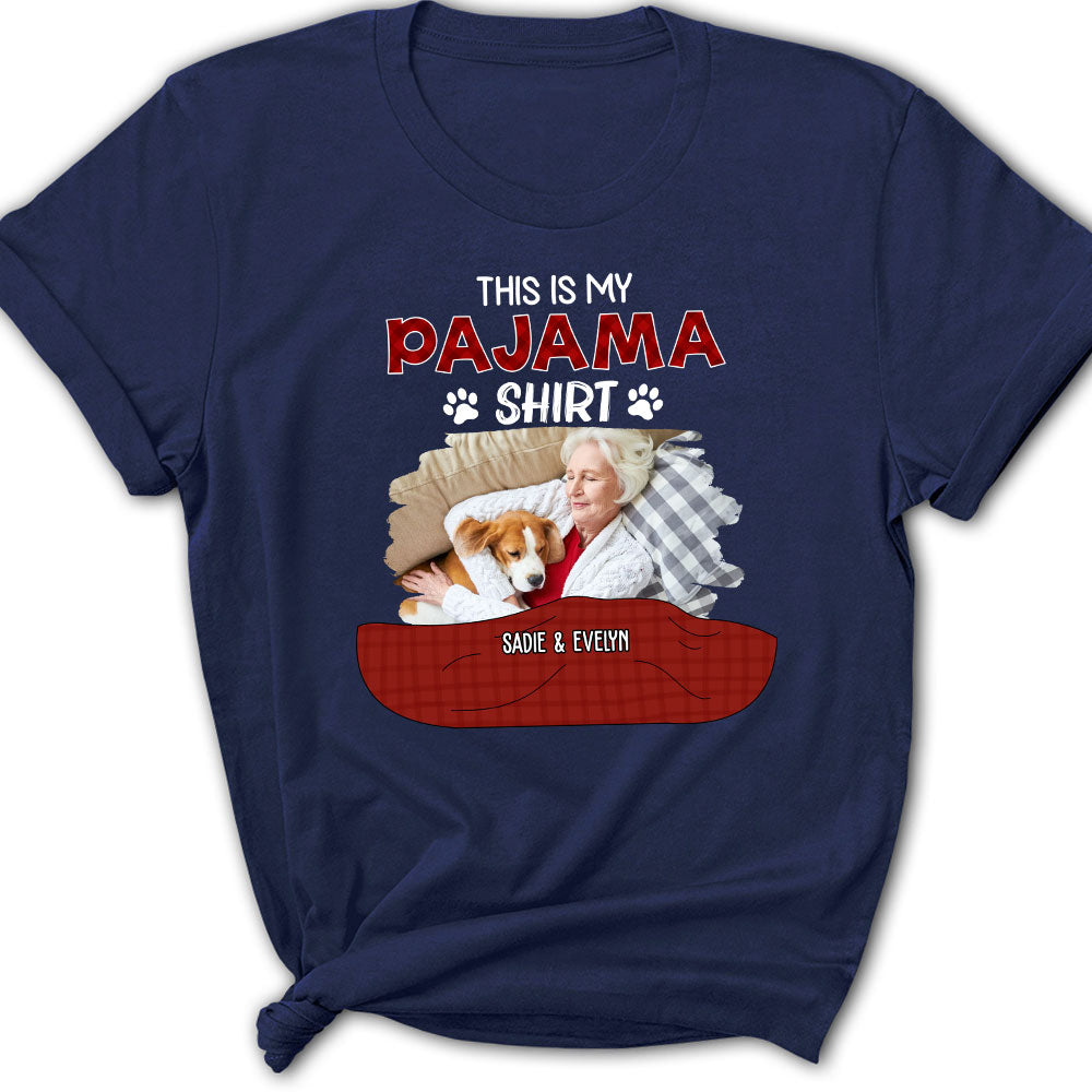 Personalized Custom Women's Pajama-Style Photo T-shirt - Version 3