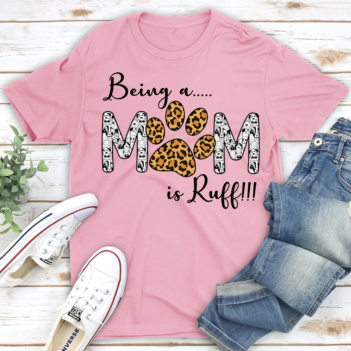 Ruff Mom Life - Classic Pet Lover T-shirt