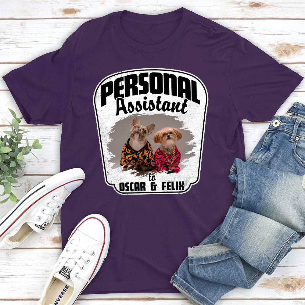 Personalized Unisex Pet Lover's T-shirt - Your Personal Assistant