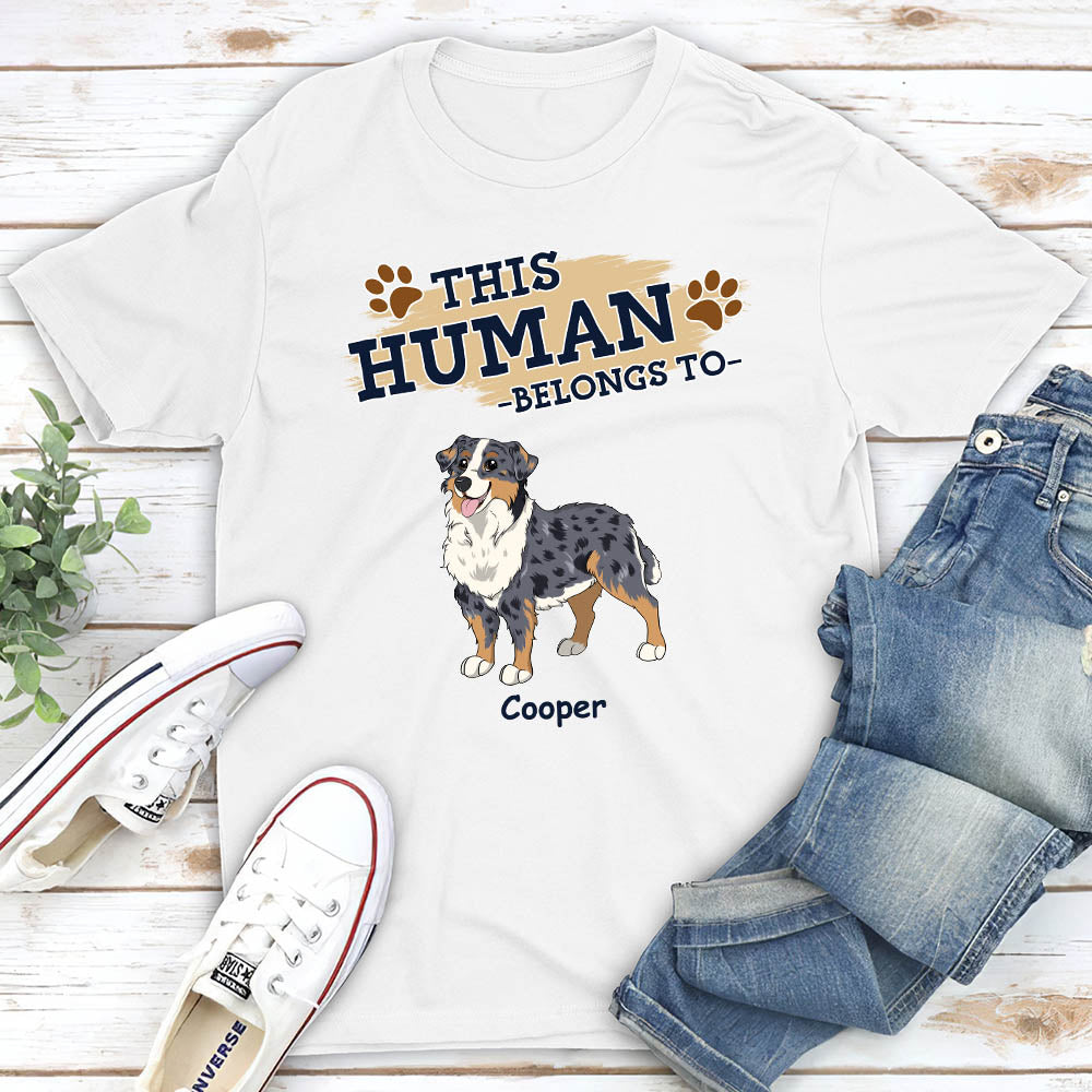 Personalized Custom Unisex Human T-shirt - Ideal Gift for Pet Lovers