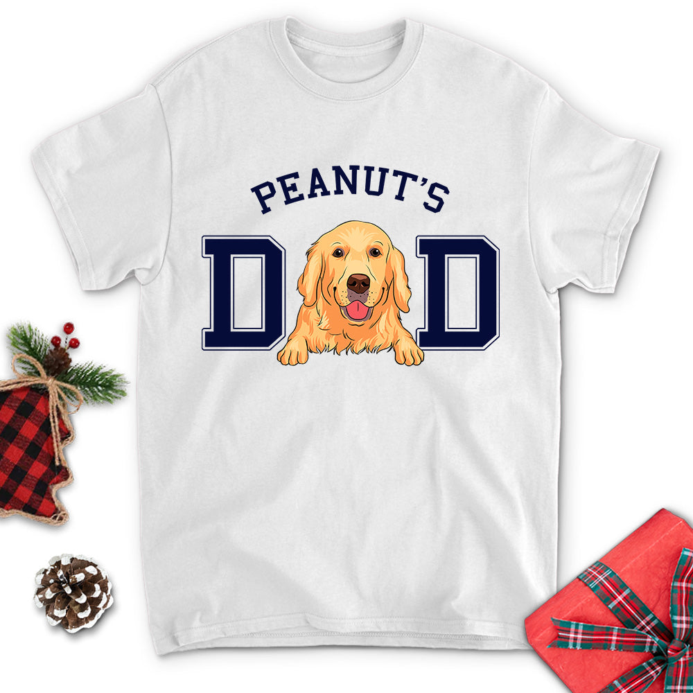 Personalized Custom Unisex Dog Mom/Dad T-shirt - Basic 2