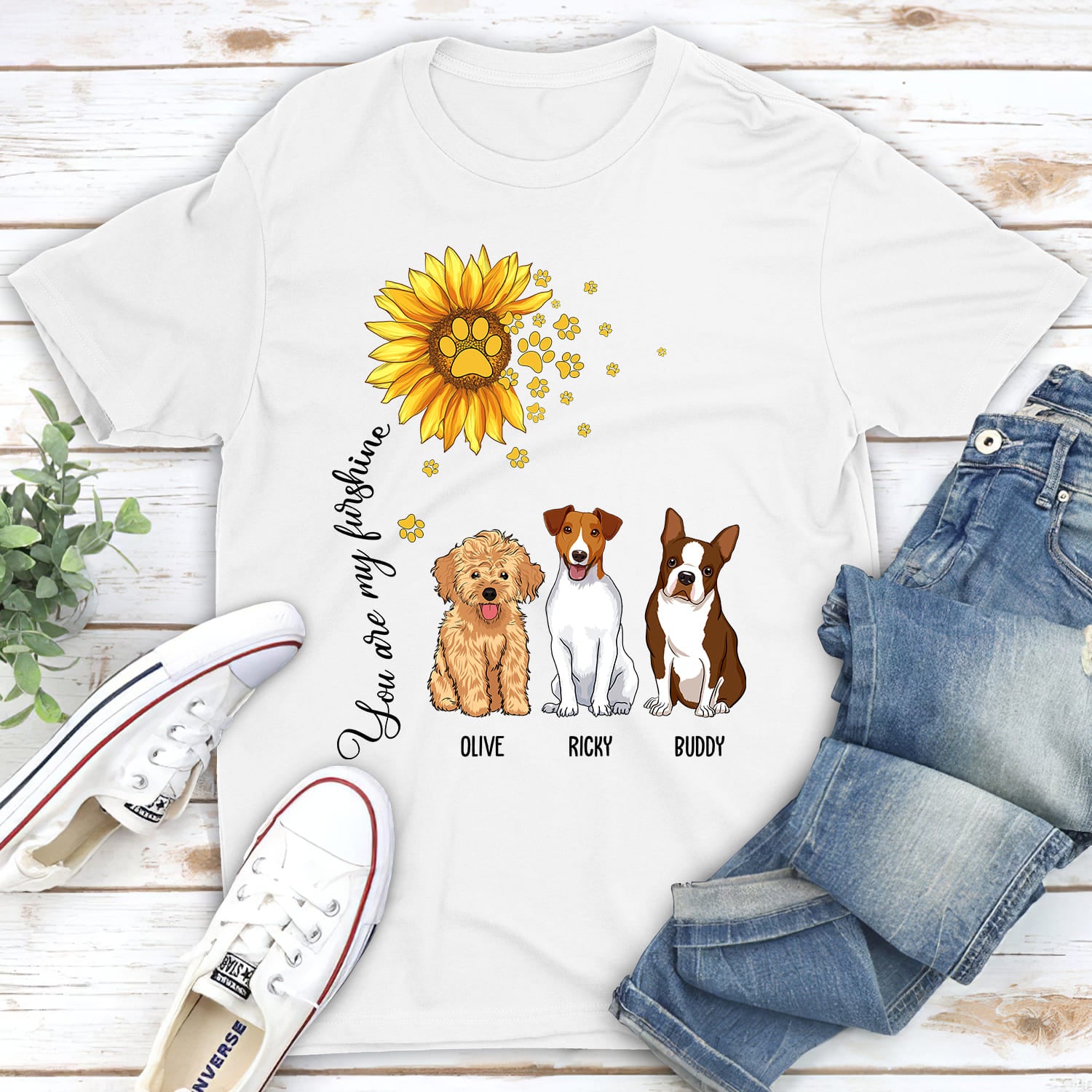 You Are My Furshine - Customizable Unisex Pet Lover T-shirt