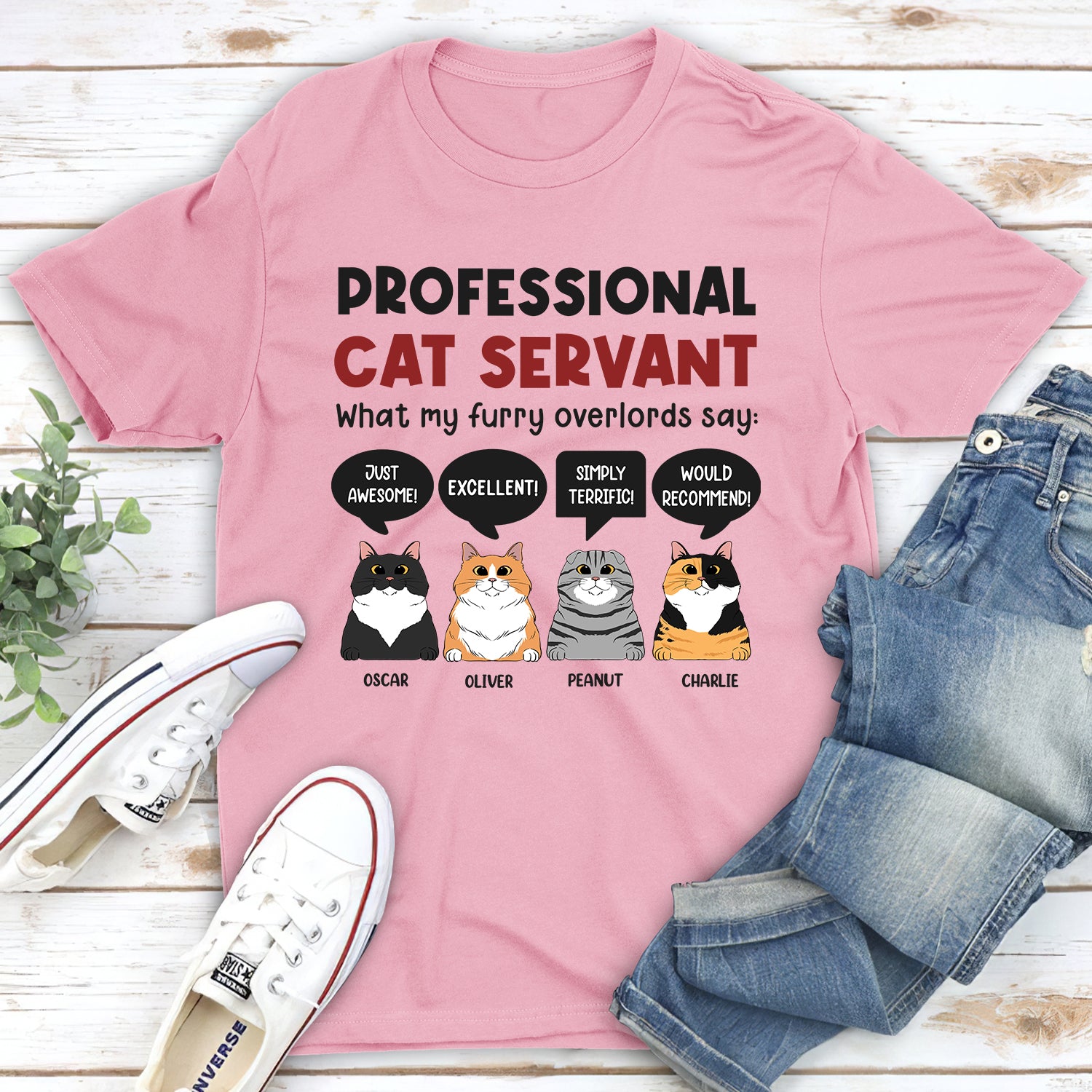 Personalized Unisex Professional Servant T-shirt - Ideal Gift for Pet Lovers